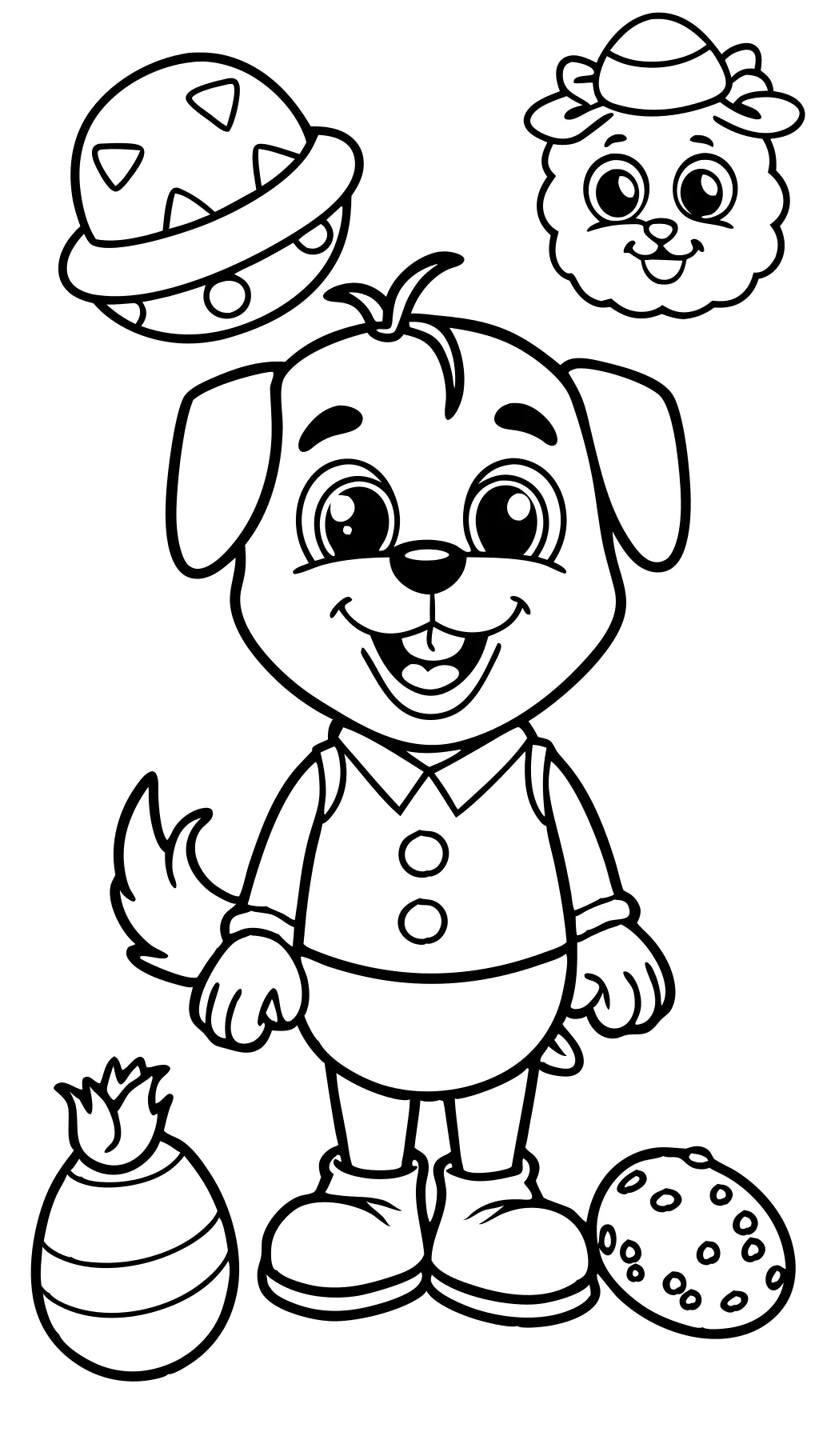 chip and potato coloring pages